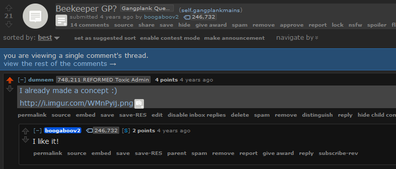 I blame you u/boogaboov2 : r/gangplankmains