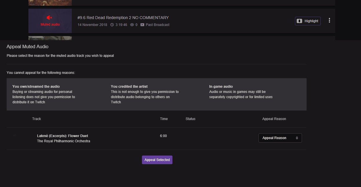 Twitch Claims Audio Is Muted For One Of My Vods But I Can T Seem To Find Any Audio That Is Muted R Twitch