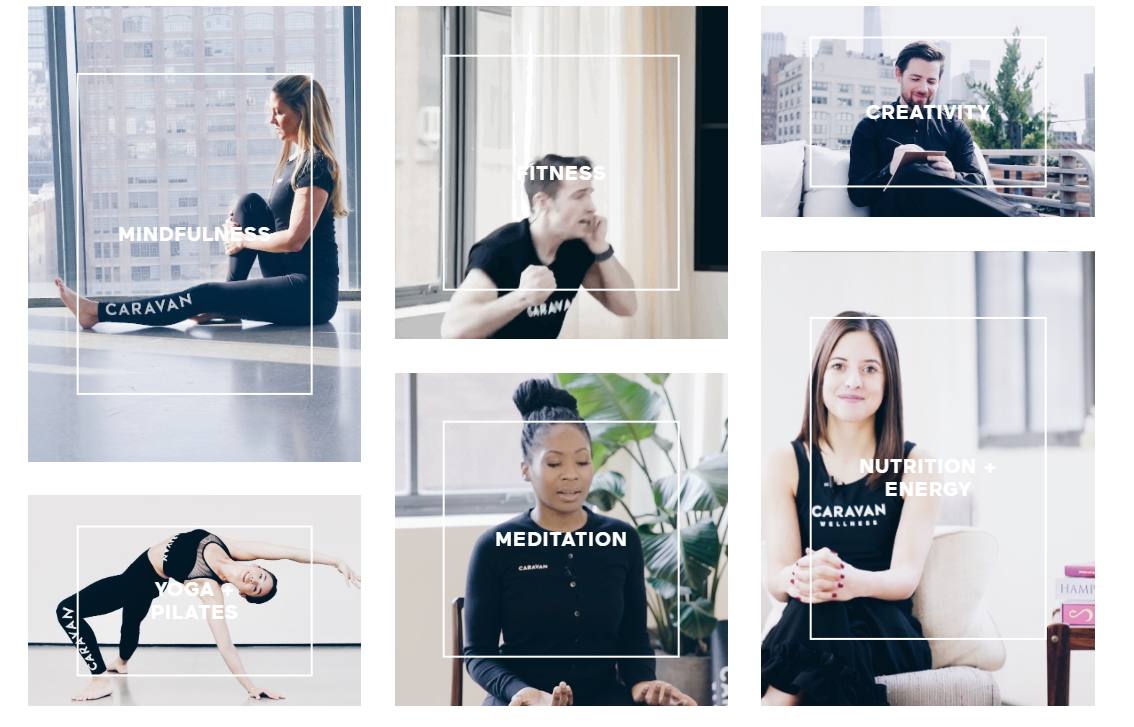 Caravan wellness classes