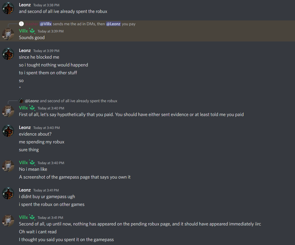 Evidence 1