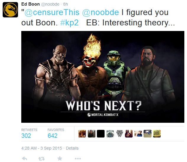 The Ed Boon Twitter Watch Thread, Page 81