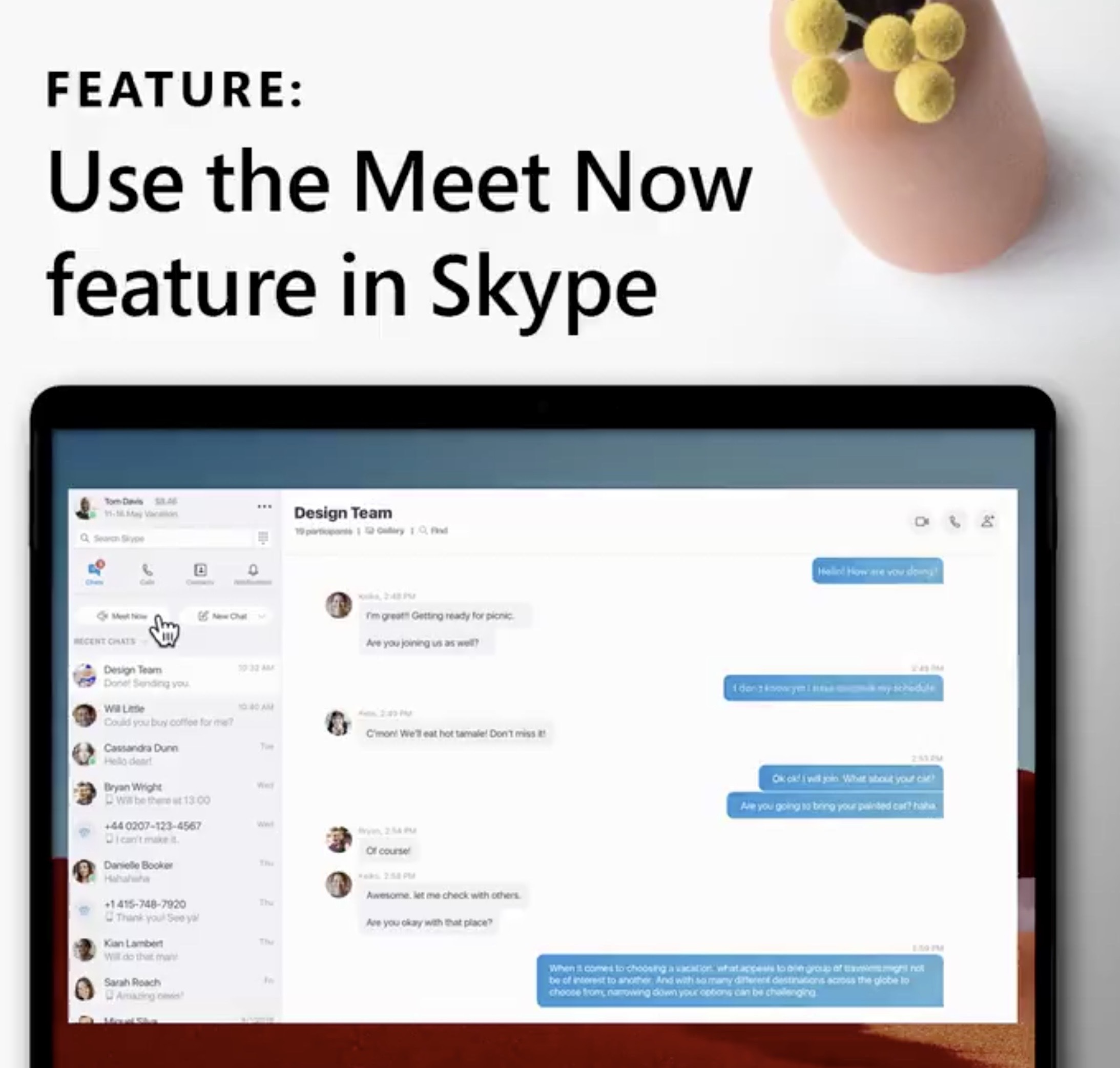 ついに出たskype スカイプ の新機能 登録不要で手軽にテレビ会議ができる Meet Now の全貌をたった2分で解説