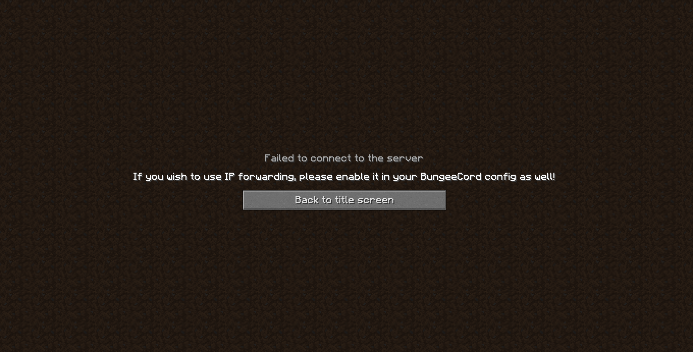 Ip forwarding spigotmc high performance minecraft