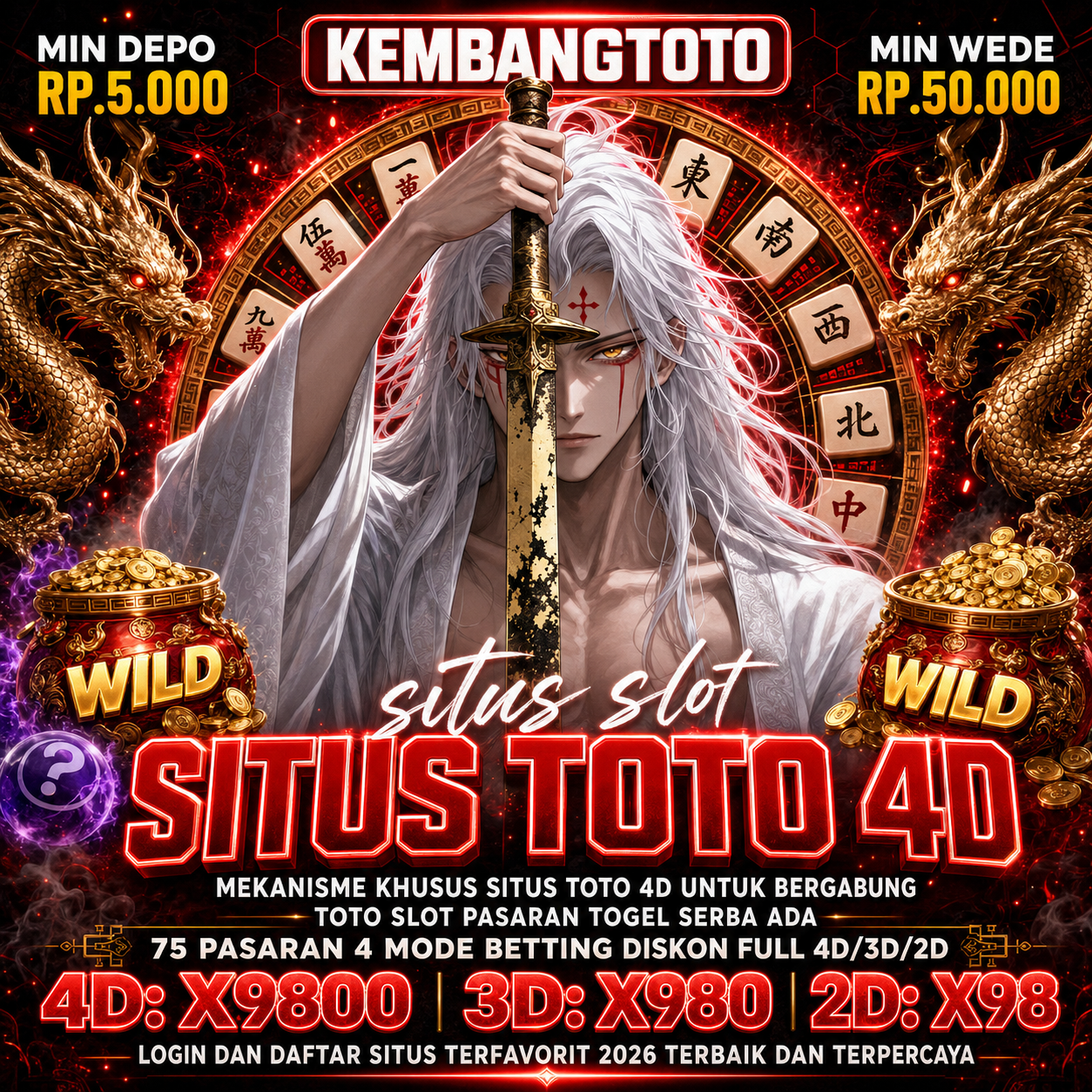 KEMBANGTOTO ⚡️ Mekanisme Khusus Situs Toto 4D Untuk bergabung  Toto Slot Pasaran Togel Serba Ada