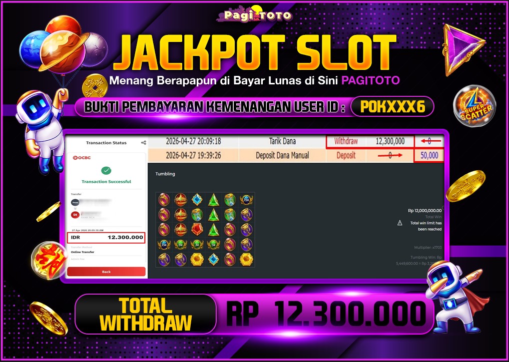 HAPPY JACKPOT MEMBER PAGITOTO SLOT GATES OF OLYMPUS 1000 Rp  12.300.000-, - LUNAS