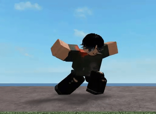 Roblox Character Doing Orange Justice