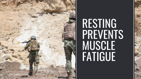 Image of resting prevents muscle fatigue