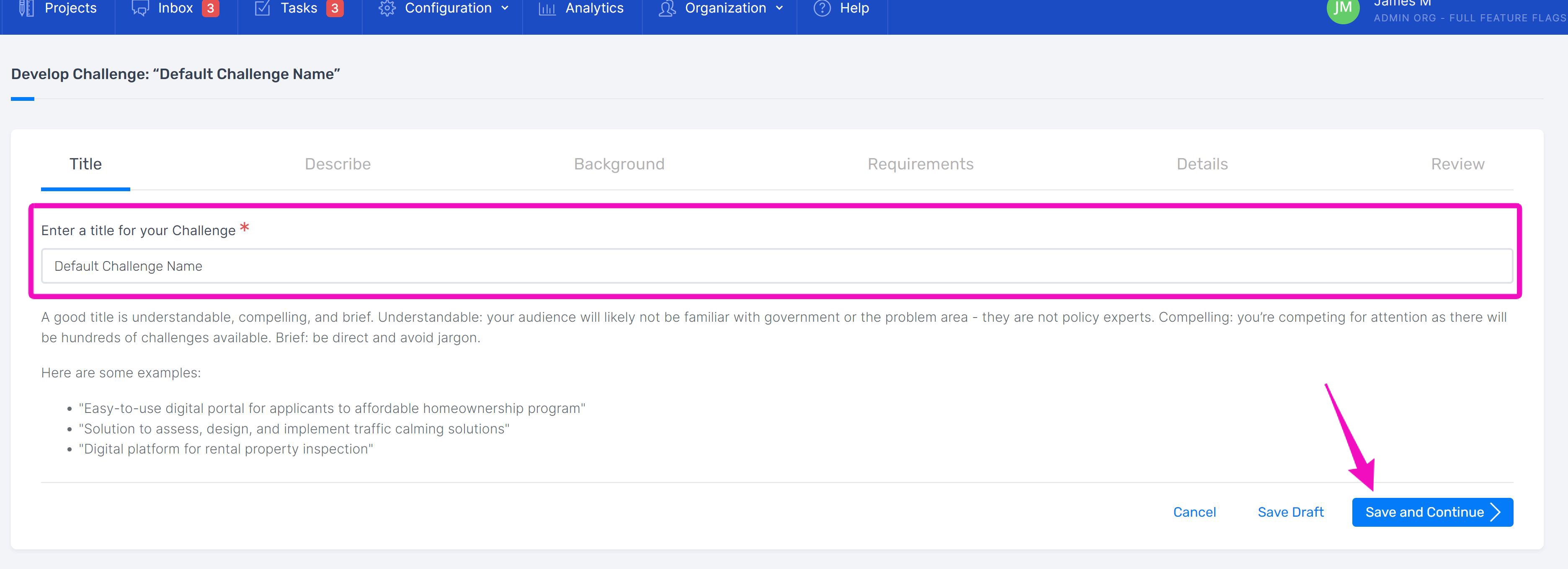 How To Fill Out A Challenge Statement