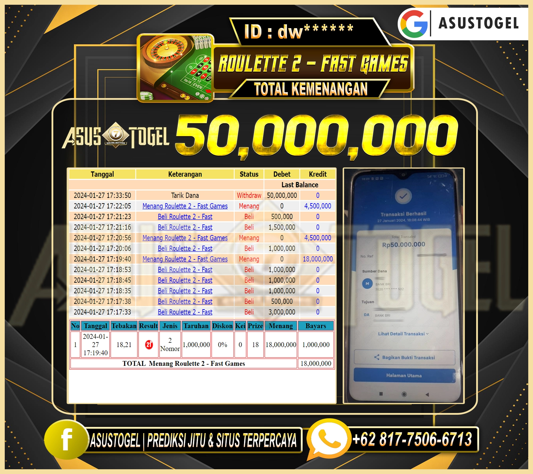 BERGABUNGLAH DENGAN KAMI DAN RAIH KESUKSESAN BERSAMA ASUSTOGEL 