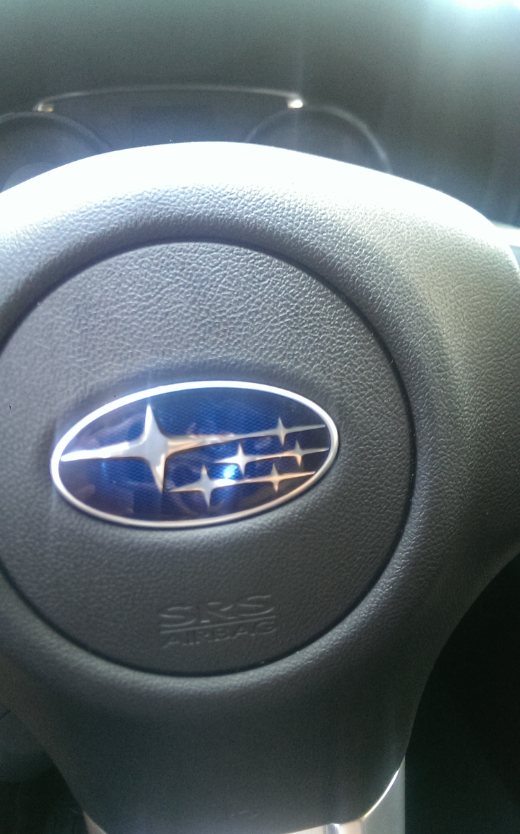 Steering Wheel Badge r/subaru