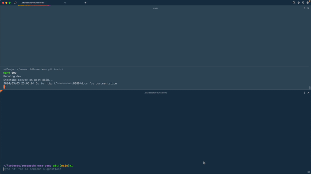 GitHub Jellydn huma demo A Modern Simple Fast Flexible Micro 