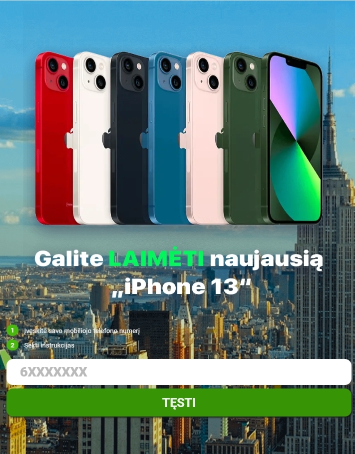 [click2sms] LT | Win iPhone-13 v3