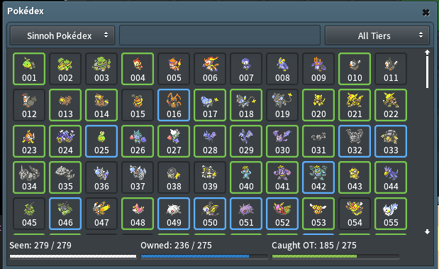 Sinnoh Pokedex: All Sinnoh Dex Pokemon