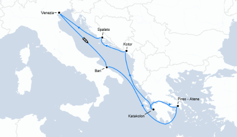 Guarda qui l'offerta crociera last minute Grecia, Montenegro e Croazia!