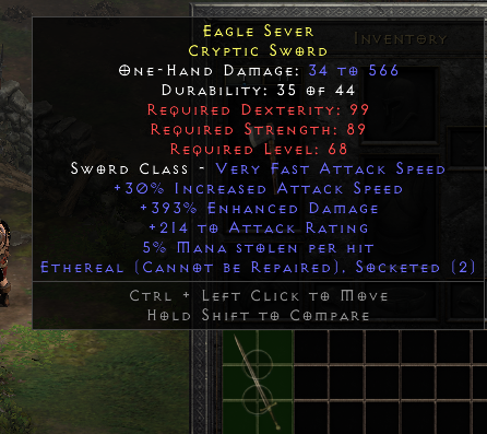 Xh23 Eth Cryptic Sword Ed393 30ias 5ml 214ar 2sox - Topic - d2jsp