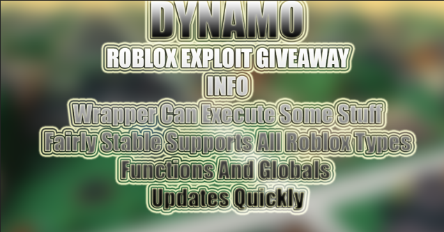 Giveaway Roblox Exploit Dynamo Lua