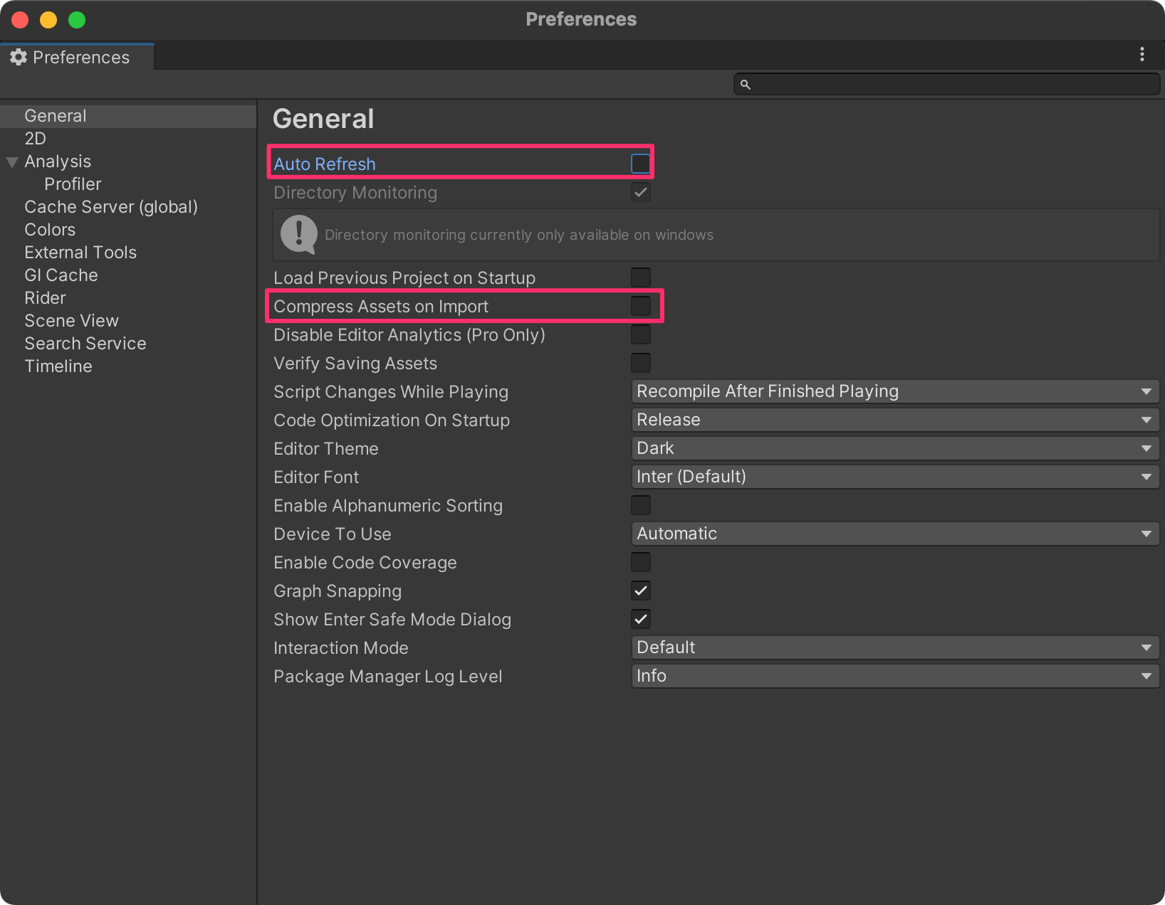 Importing small AssetsでUnityが起動しない時にできる5つのこと_5