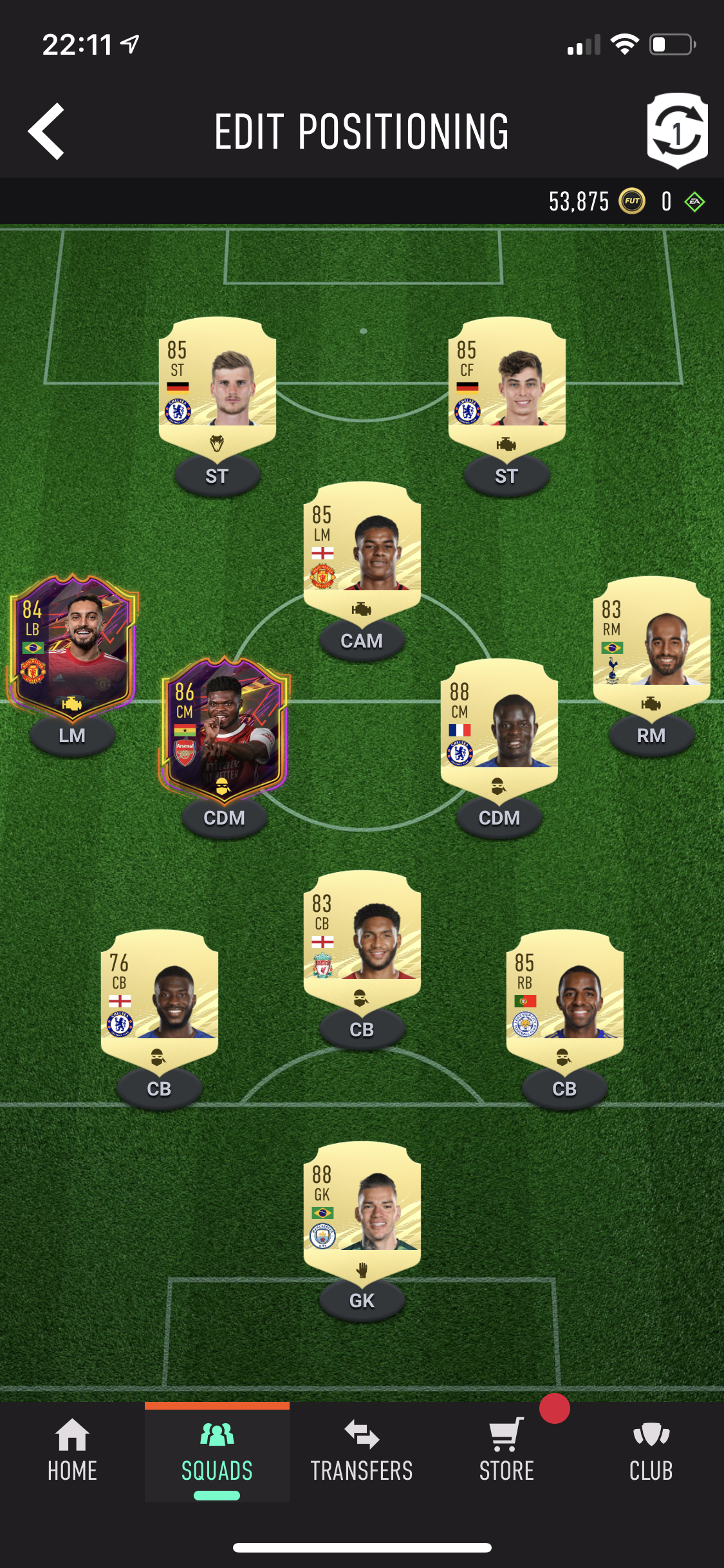 best formations fifa 22