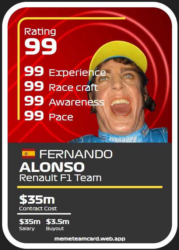 Deleitemonos con el podio de Alonso hoy