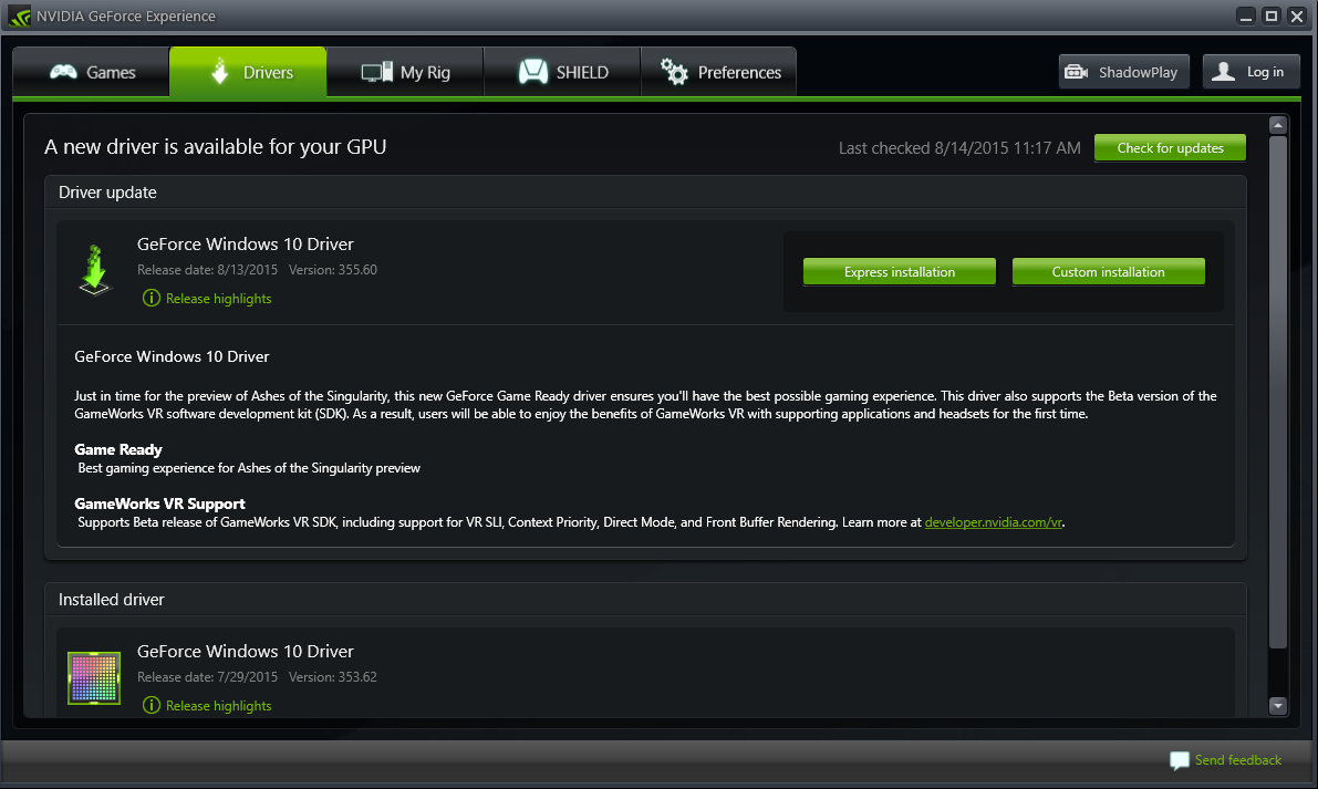 nvidia geforce 6200 le driver for windows 7 64 bit