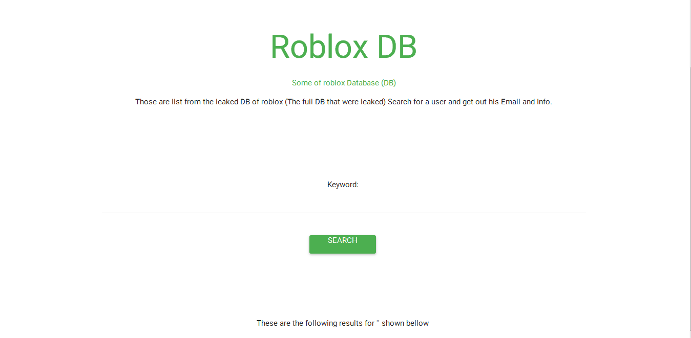 Roblox Account Dump - old roblox account dump