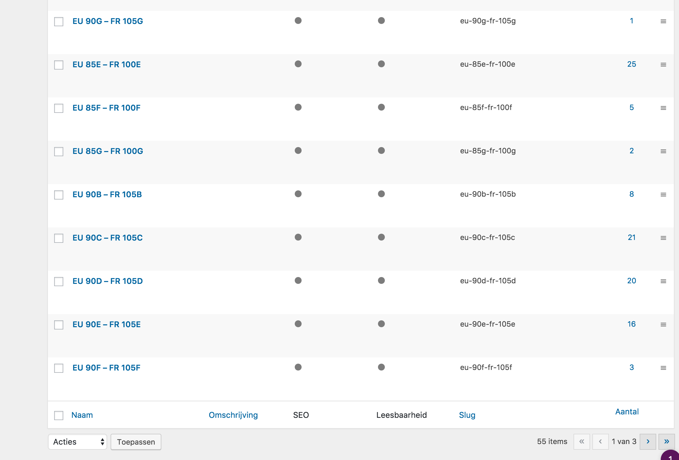 Wordpress woocommerce remove attribute pagination or show more