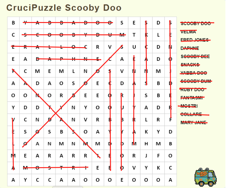[IT] Competizione forum Scooby-Doo: Crucipuzzle #1 - Pagina 3 2e3146a6078a3a4db474c61077f92e43