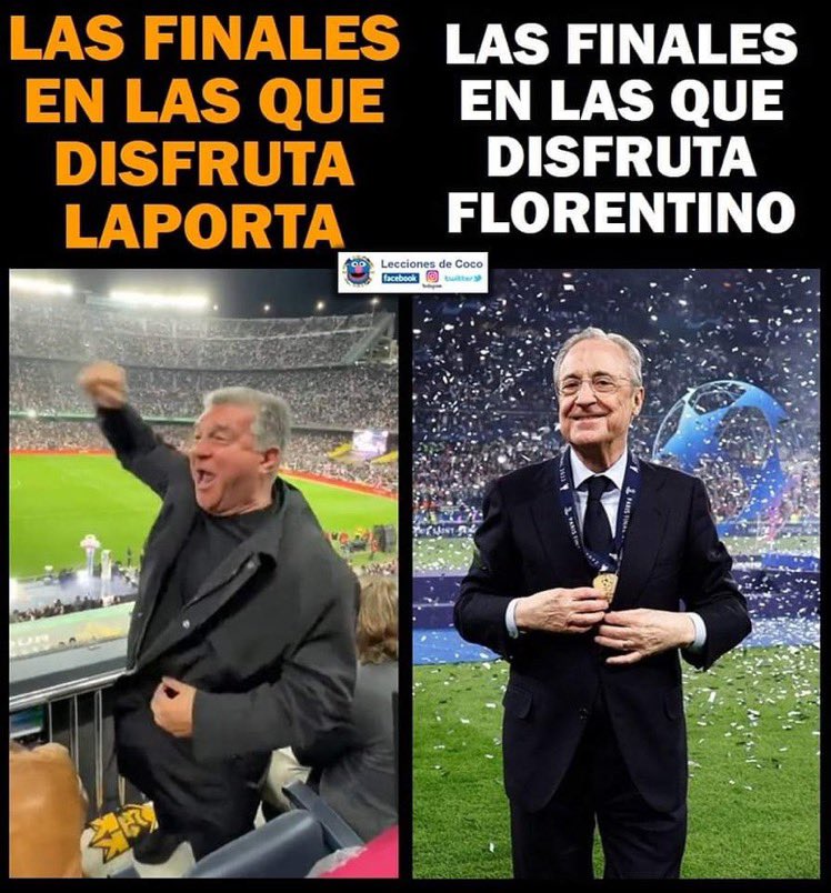 No nos echan de la copa, NOS VAMOS NOSOTROS.