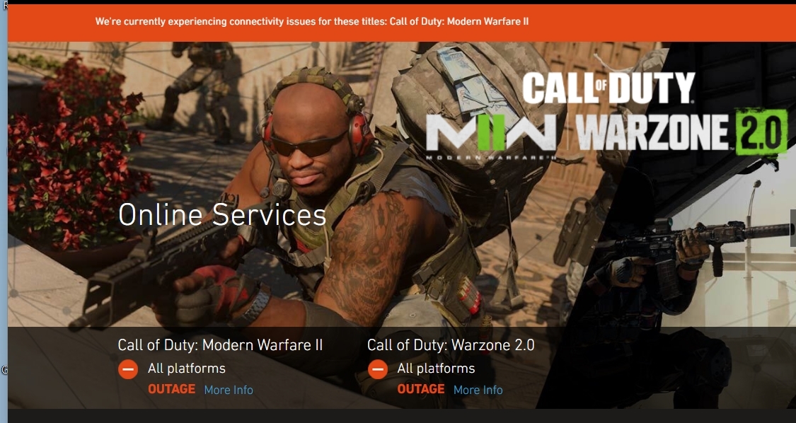 The original Modern Warfare 2 servers have been shut down following a  malware threat