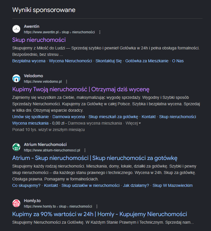 Google Ads Konkurencji