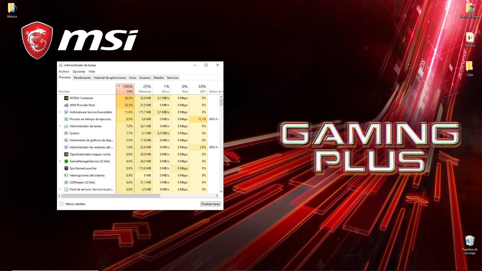 CPU always at 100 r/pcgamingtechsupport