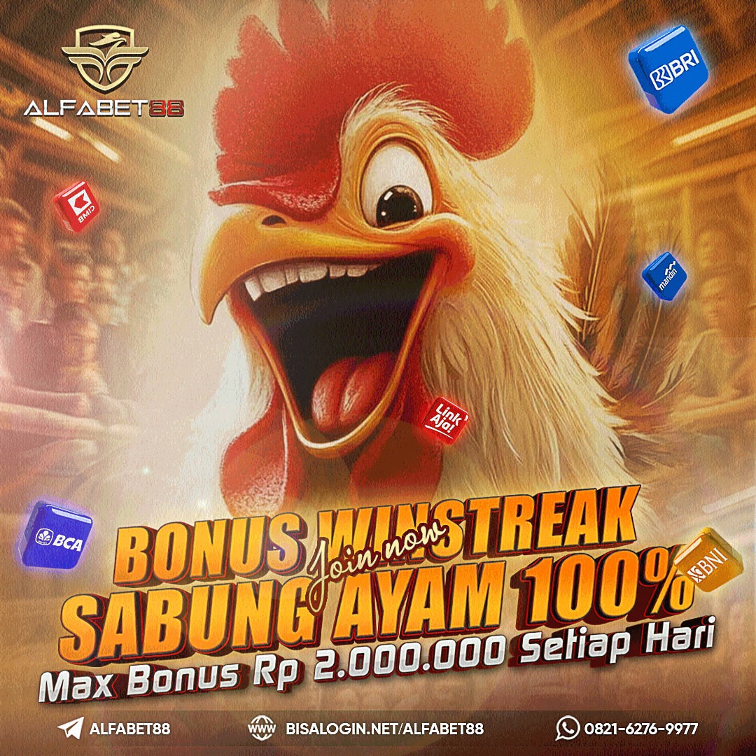 ALFABET88 ✅ Agen Sabung Ayam Resmi Terpercaya | Bonus Winstreak 100%