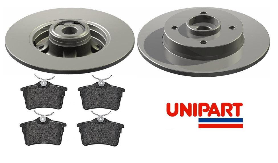 For Citroen Berlingo MPV Van 20082019 Rear Brake Discs & Pads w/ ABS