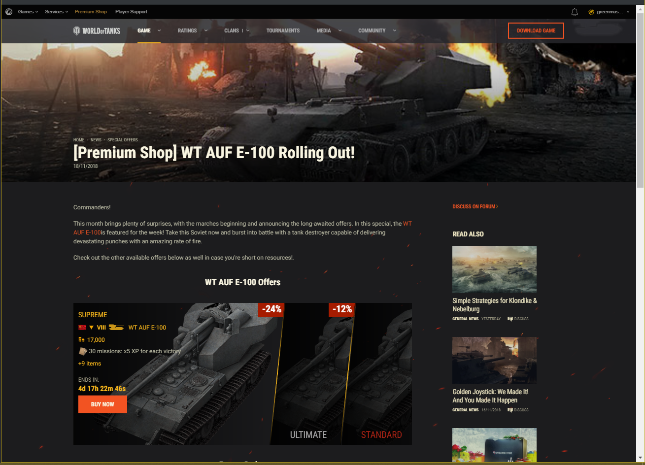 The Black Market Is Now Open Announcements World Of Tanks Official Forum Page 19