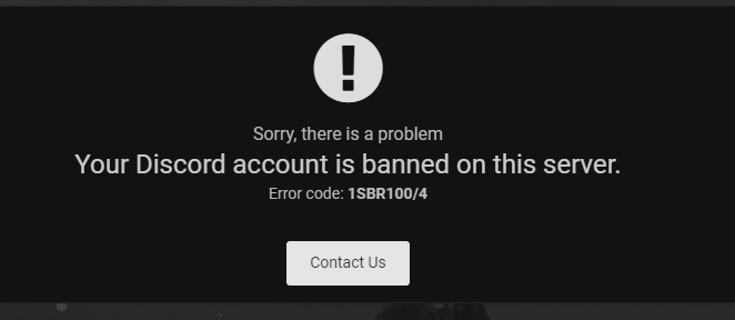 Banned from discord?