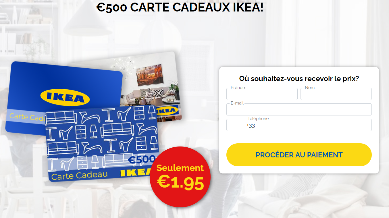 [CC Submit] FR | Ikea Voucher | FB Pixel