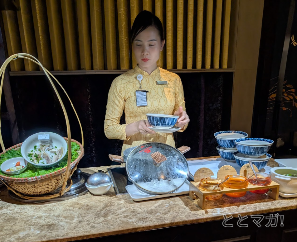 フォーのライブキッチン画像