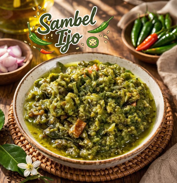 Sambal Hijau khas Sumatera