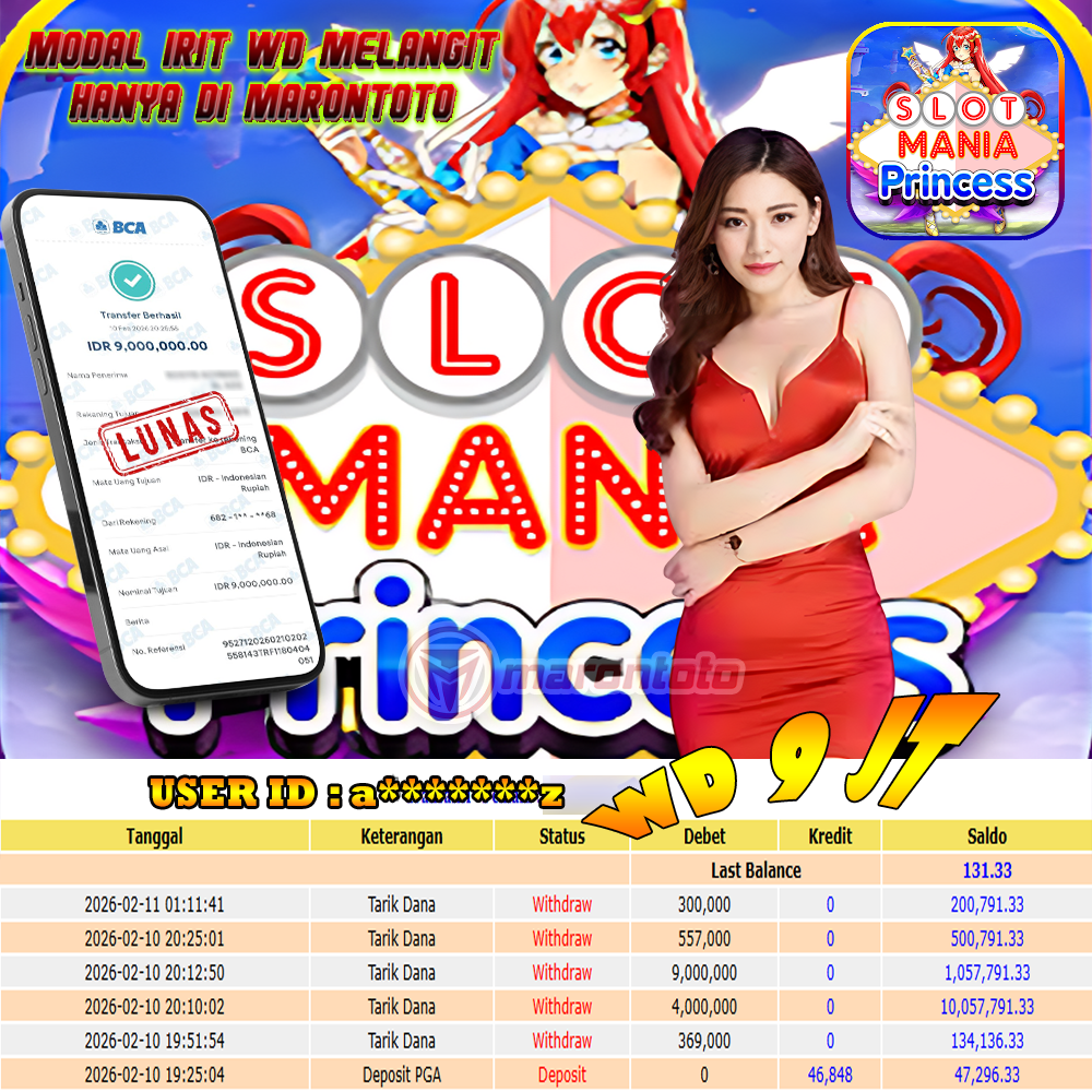 BUKTI JEPE SLOT GACOR DI SLOT MANIA PRINCESS - SLOT MANIA