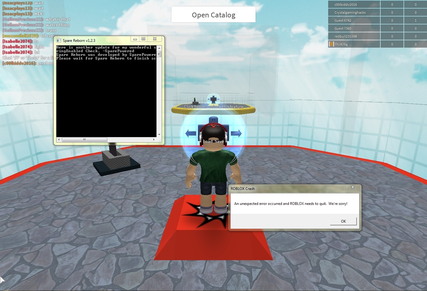An Unexpected Error Occurred And Roblox Needs To Quit Were Sorry Fix