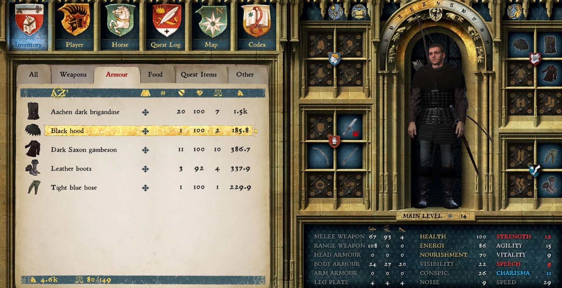 stealth gear finding the best combo Kingdom Come Deliverance