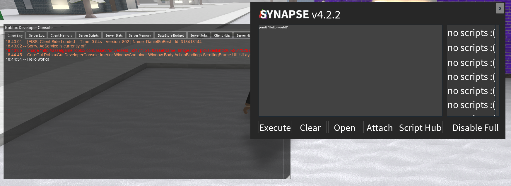 Roblox Synapse Windows 7