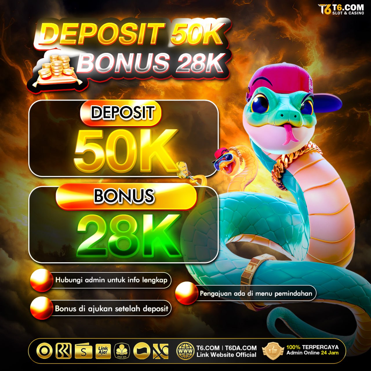 T6 Situs Casino Online Gacor dan Jackpot Terbesar 2025