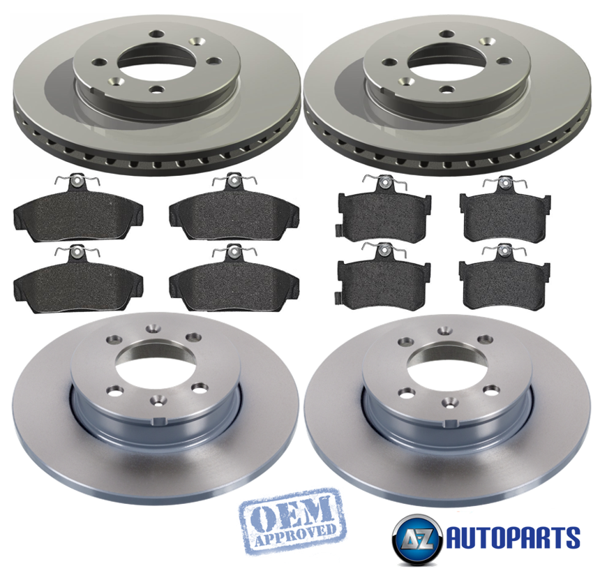 OEM SPEC FRONT REAR DISCS AND PADS FOR MG TF 1.8 160 BHP 2002-05