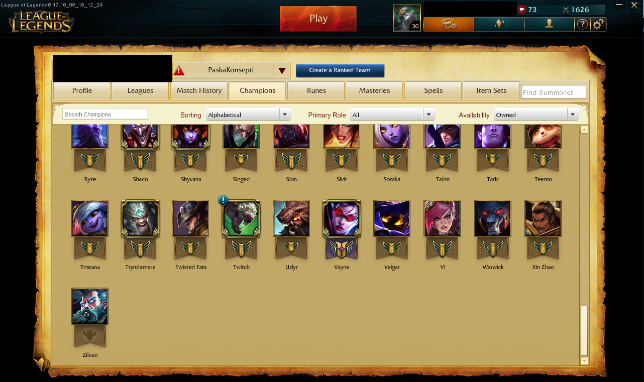 Trading system league of legends