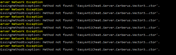 Oxide Solved Method Not Found Easyanticheat Server Cerberus Outdated