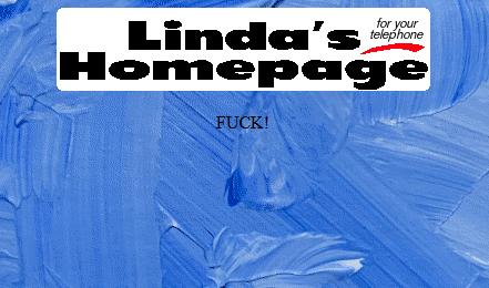 screenshot of my website small