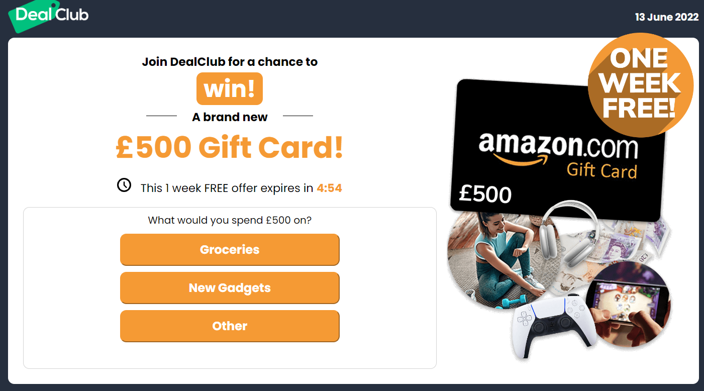 [PayPal] UK | Amazon £500 