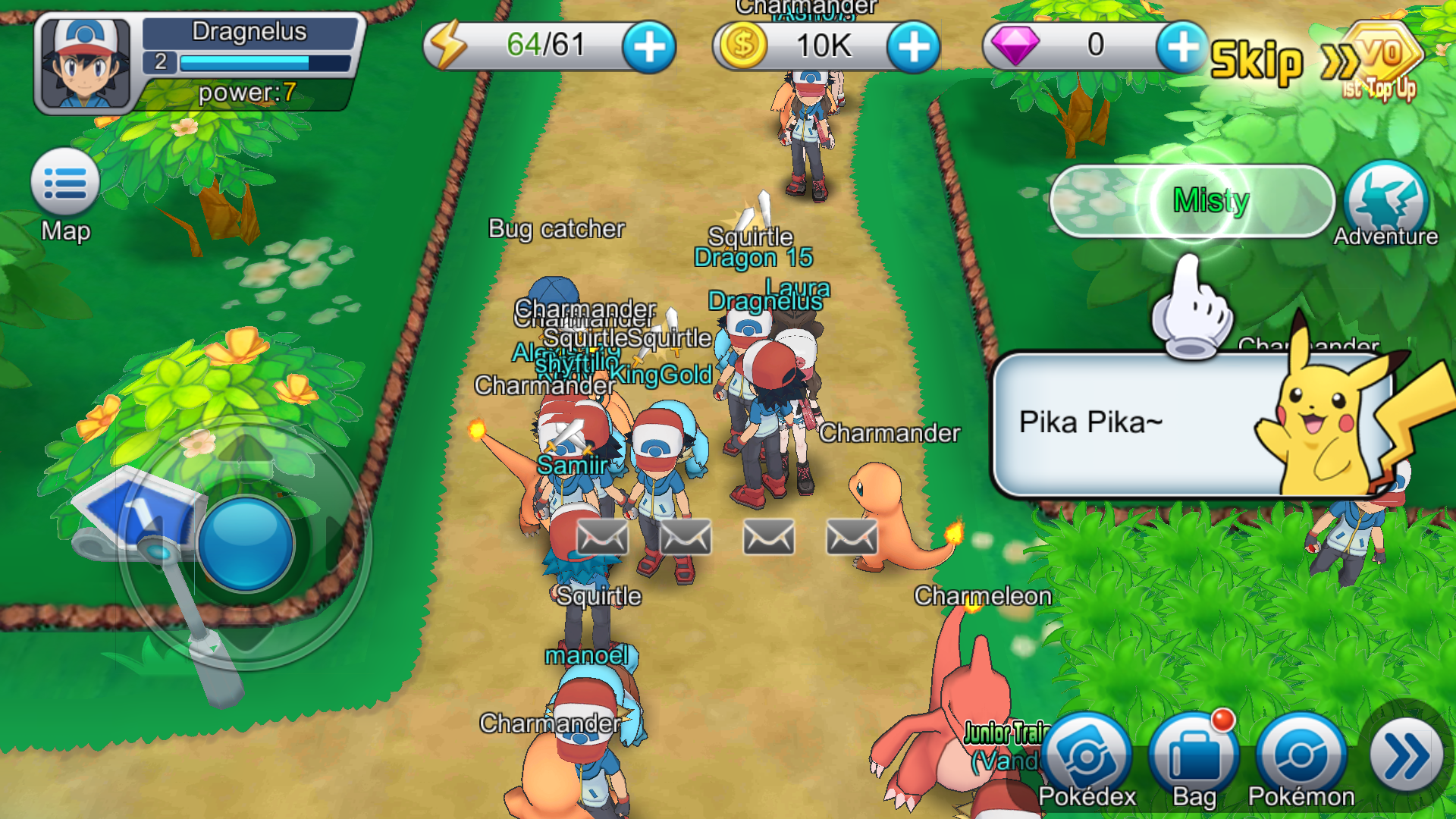 Non Official Pokémon MMO On Android!