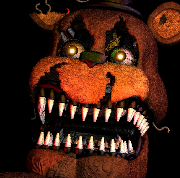 Freddy with a gun.png : fivenightsatfreddys